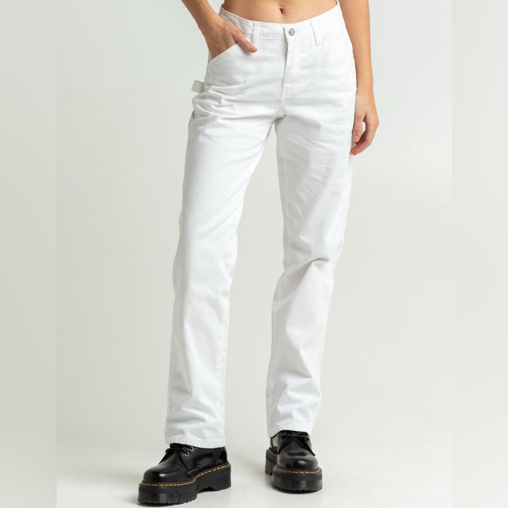 Dickies low rise white carpenter pants size 24, XS